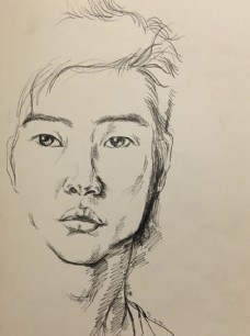 素描头像 人物素描 人物素材