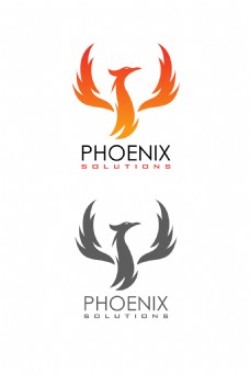 标志设计火凤凰标志logo设计