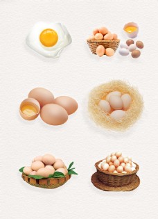 spa物品农产品鸡蛋png实物素材