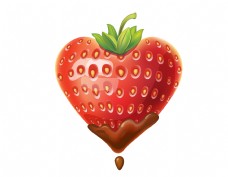 小清新美食草莓元素