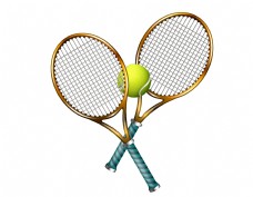 休闲运动运动休闲网球拍矢量图