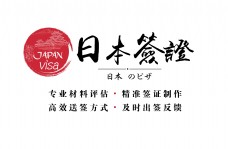 办理日本签证艺术字字体设计