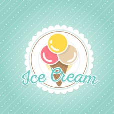 冰淇淋背景