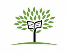 绿树绿色小树枝叶icon图标设计