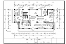 CAD餐饮空间设计规划
