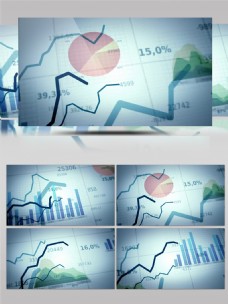 企业业绩股市金融投资经济走势数据分析无缝