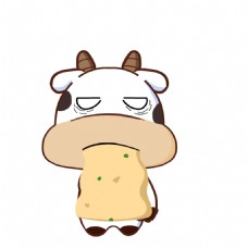 动物表情啊哞可爱卡通动物奶牛微信表情包