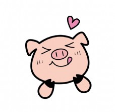 生猪屠宰场可爱卡通猪猪