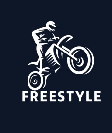 摩托车黑白logo