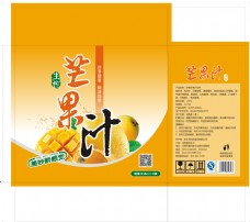 芒果汁食品包装设计