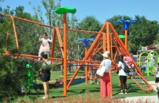 儿童游乐场攀爬网