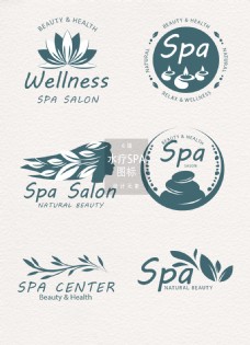 女性休闲Spa水疗spa美容图标设计元素