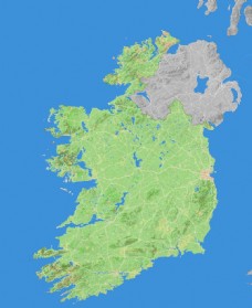 爱上爱尔兰地形图