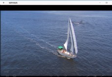 视频模板帆船航海轮船游艇航行