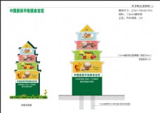 中国居民平衡膳食宝塔设计模板